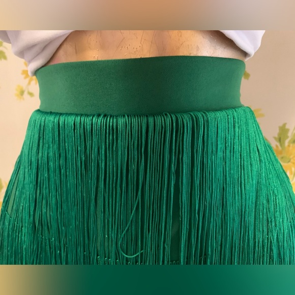 NWT Women Fringe Pencil Skirts green size medium - Picture 4 of 14